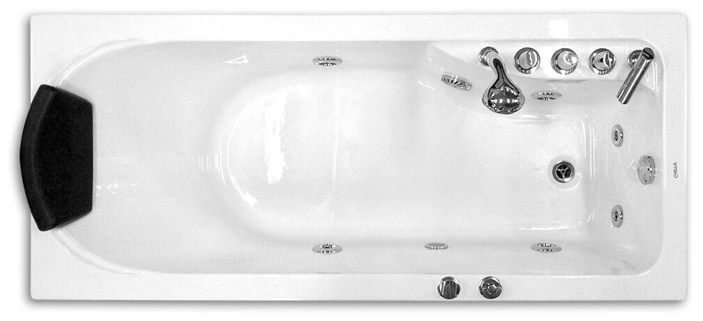 Акриловая ванна Gemy G9006-1.7 B 172x77 R