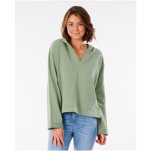фото Худи rip curl organic fleece hood, цвет 60 green, размер s