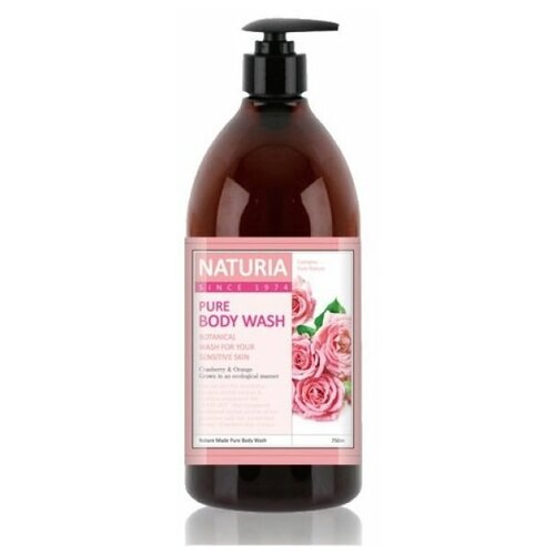 Naturia гель для душа Роза и Розмарин Pure Body Wash Rose and Rosemary