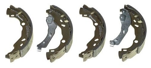 Барабанные тормозные колодки задние brembo S68525 (4 шт.)