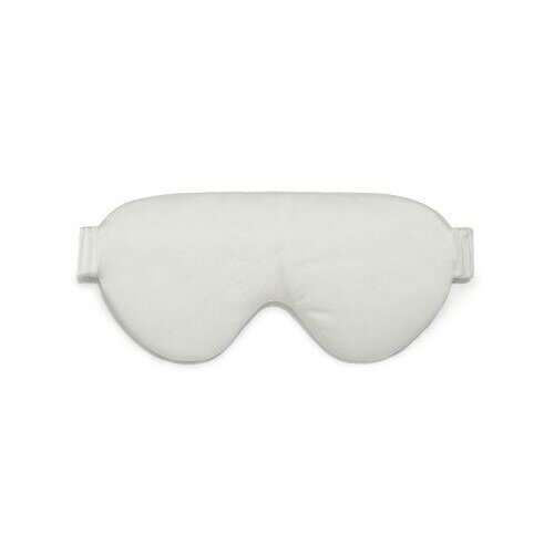 фото Шелковая маска для сна selique, мод. classic "natural white", 100% шелк