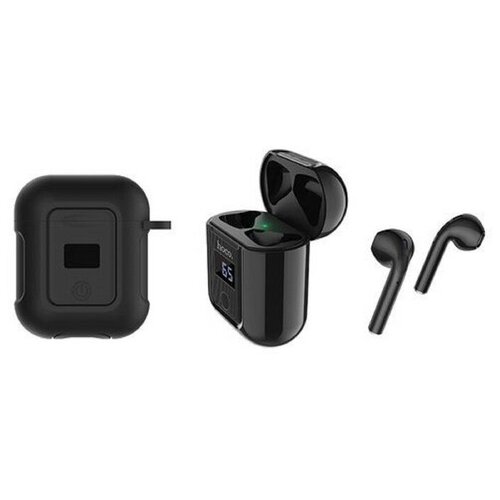 Наушники Hoco S11 беспроводные вкладыши BT 50 35400 мАч микрофон индикатор черные 463900₽