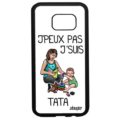 фото Противоударный чехол на телефон // galaxy s7 // "не могу - стала тетей!" повод комикс, utaupia, белый