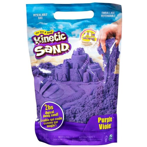 Песок кинетический Kinetic Sand Большой, 6046035 _201064026 фиолетовый 