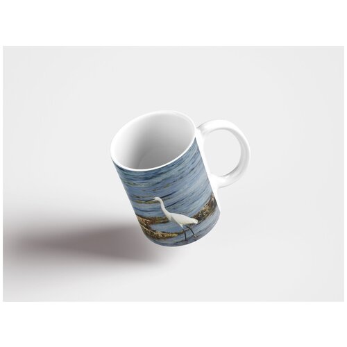 фото Кружка "кипр, протарас, цапля 320 мл. белая" lotsprints