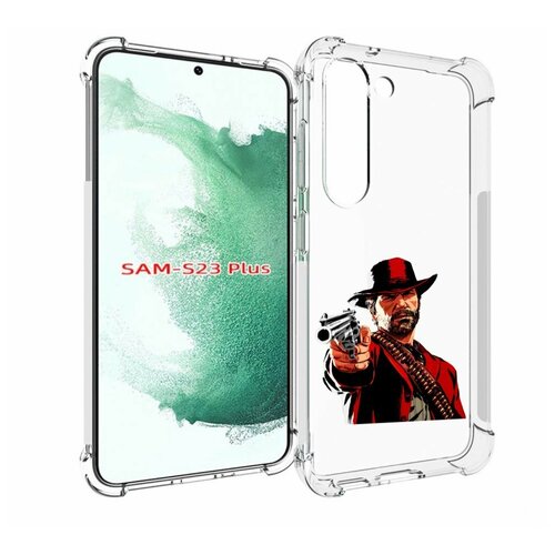 Чехол MyPads Red-Dead-Redemption-2-РДР-2 для Samsung Galaxy S23 Plus + задняя-панель-накладка-бампер чехол mypads red dead redemption 2 рдр 2 для samsung galaxy s5 mini задняя панель накладка бампер