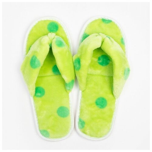 фото Тапочки женские, цвет салатовый, размер 39 tapmoda