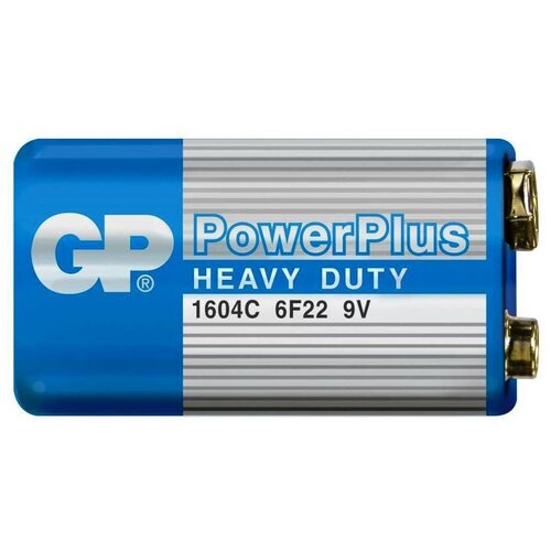 Батарейка крона GP PowerPlus 9V / 6F22 / 1604C 1шт.