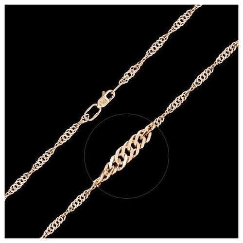 PLATINA jewelry Золотая цепь 21-0703-050-1110-17, размер 40