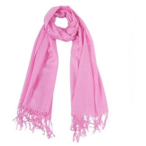 Палантин текстильный, цвет розовый, размер 70х70