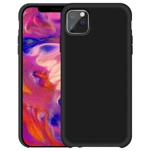 Силиконовая накладка без логотипа (Silicone Case) для Apple iPhone 11 Pro черный