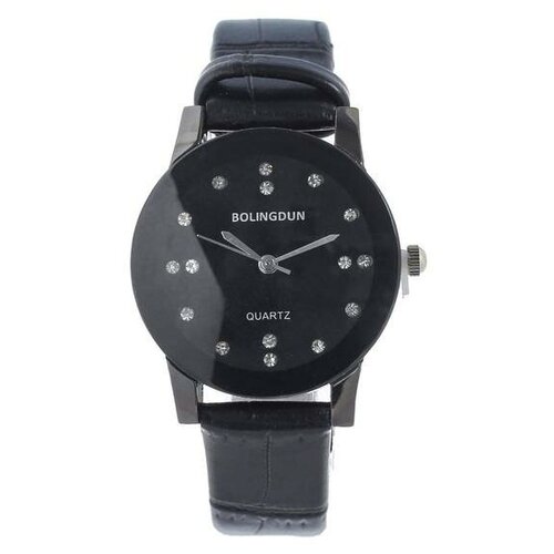 фото Часы наручные женские bolingdun 3473l, d:3 см, экокожа, циферблат черный