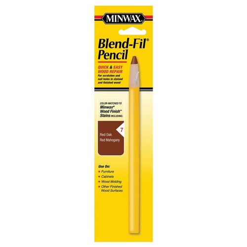 Воск Minwax Blend-Fil Pencil, #7 minwax 3 75oz ebony wood putty