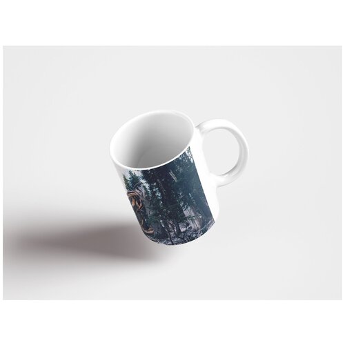 фото Кружка "лес, зима, деревья" 320 мл lotsprints