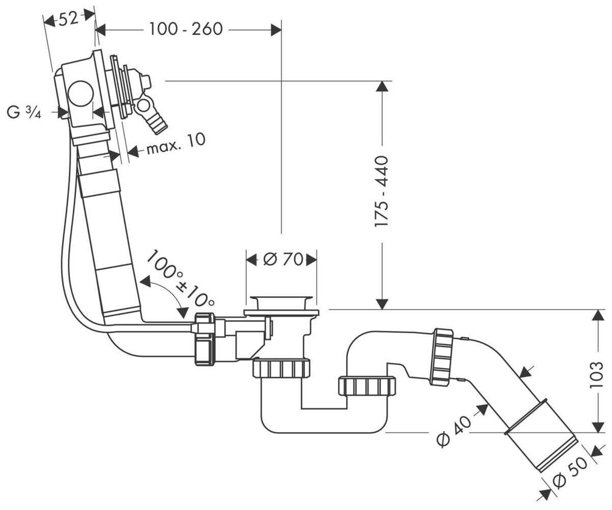Как снять слив перелив в ванной - 80 фото