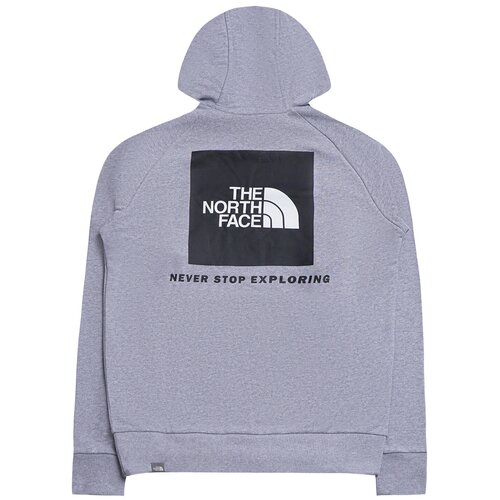 Толстовка The North Face M Raglan Red Box Hoodie Light Grey Heather / S