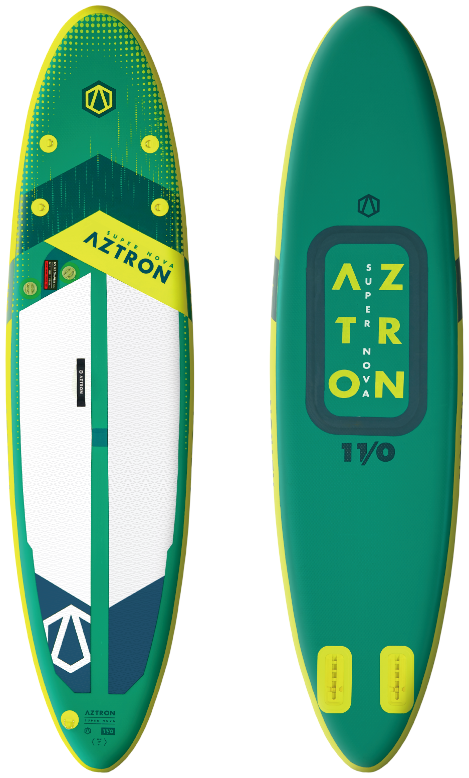 Сапборд AZTRON Super Nova Compact, надувной, 335 х 81 х 15 см, зеленый [as-013]