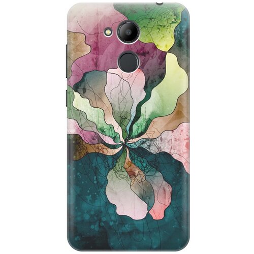 фото Gosso ультратонкий силиконовый чехол-накладка для honor 6c pro с принтом "прекрасные цвета"