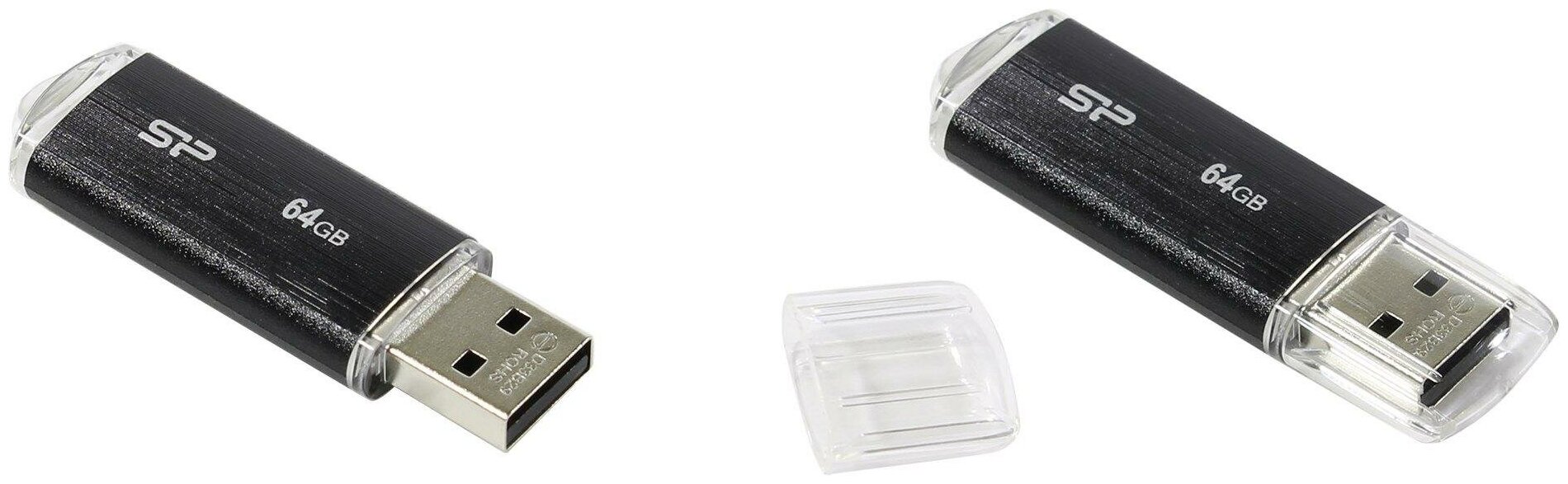 Флешка USB Silicon Power Ultima 32ГБ, USB2.0, черный [sp032gbuf2v1k] - фото №5