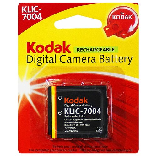 Аккумулятор KODAK KLIC-7004 аккумулятор для фотоаппаратов beston kodak bst klic 7000 3 7 в 600 мач