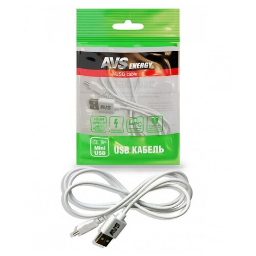 Кабель AVS mini USB MN-313, 1 м