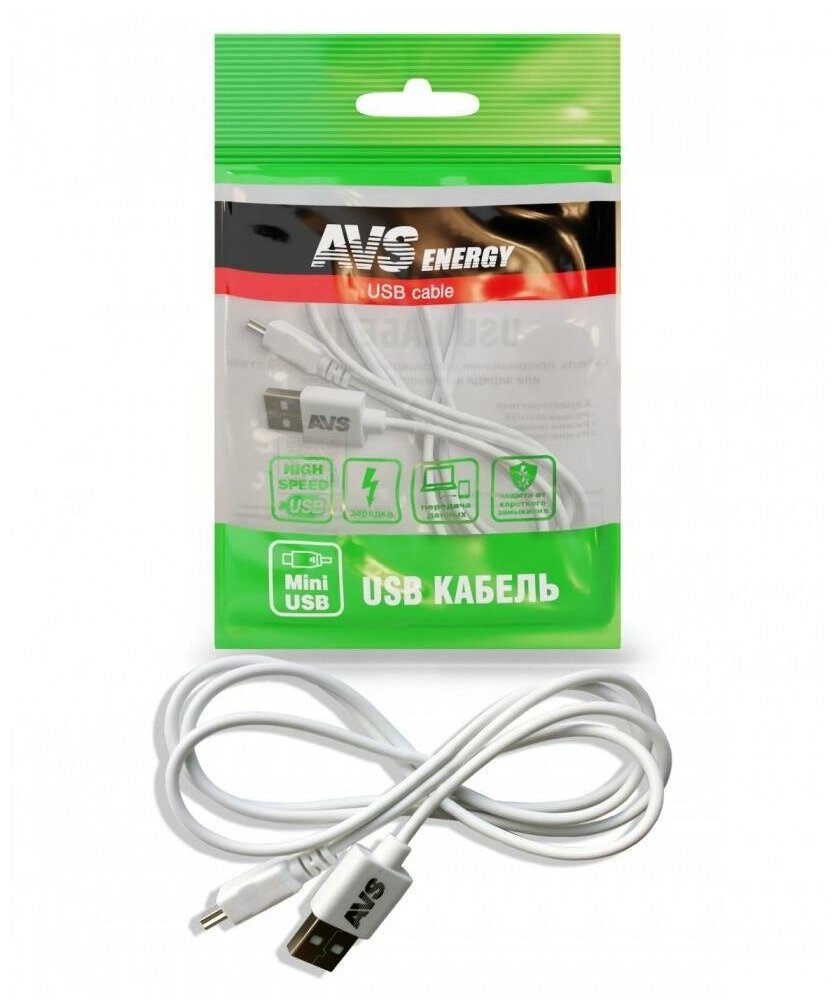 Кабель AVS mini USB MN-313 1 м