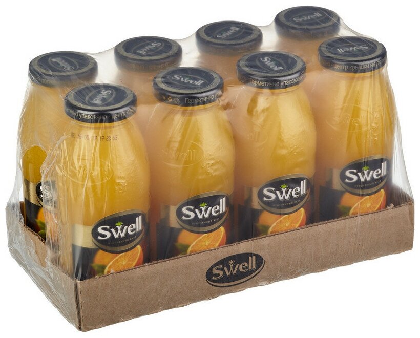 Сок SWELL апельсин для детского питания 0.25 л 8шт/уп - фотография № 7