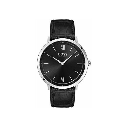 Наручные часы BOSS 1513647, серебряный, черный часы мужские hugo boss 1513909
