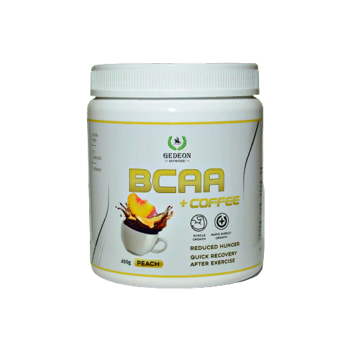 Аминокислоты BCAA Gedeon Nutrition Peach+Coffee 450g бады тонизирующие и общеукрепляющие mychoice nutrition аминокислоты bcaa