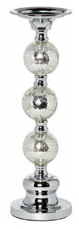 фото Подсвечник металлический со стеклом Garda Decor 22-86642L