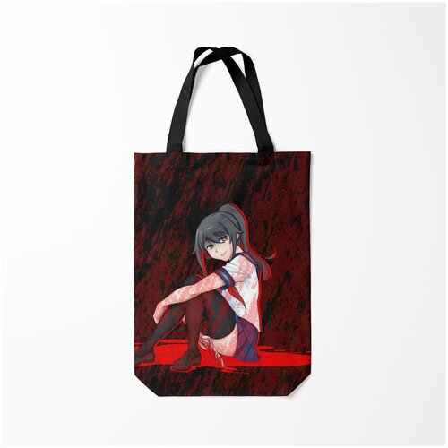 фото Сумка-шоппер / 31х42 см / аниме / yandere burnettie