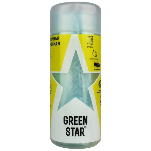 Салфетка из замши в тубе 43х32см Green Star