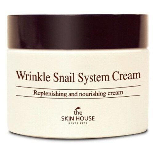 Крем для лица антивозрастной с улиткой Wrinkle Snail System Cream, THE SKIN HOUSE, 50мл, 8809080822494