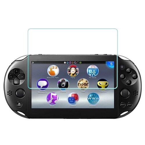 Защитное закалённое противоударное стекло MyPads для игровой приставки PSV2000 VIta