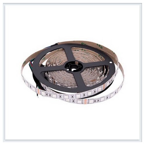 SWG Светодиодная лента SWG 5 м, IP20, SMD5050, 60 LED/м, 14.4 Вт/м, 12 В, RGB