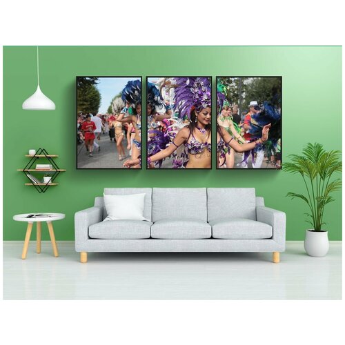 фото Набор модулных постеров для интерьера "самба, кюлунгсборн, летняя феерия" 60x90 см. в тубусе, без рамки lotsprints