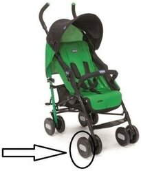 Chicco Колесо одинарное переднее к коляске Echo Chicco 28793100000