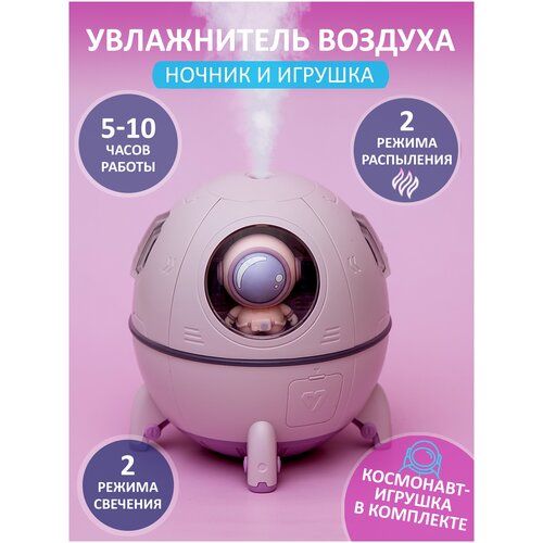 Увлажнитель воздуха Увлажнитель космонавт ночник для детейбелый 135000₽