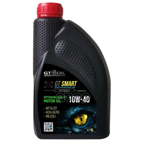Масло моторное 10W40 GT OIL 1л полусинтетика GT Smart SL/CF