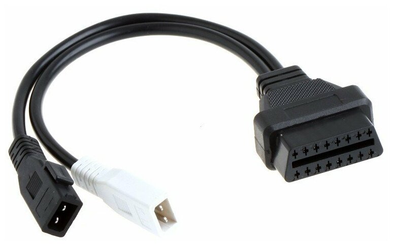 фото Переходник 2x2 Pin - OBD 2 16 Pin для Audi, VW, Skoda