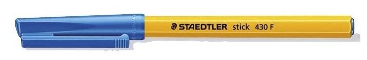 Ручка шариковая Staedtler, одноразовая, толщина линии F Синий