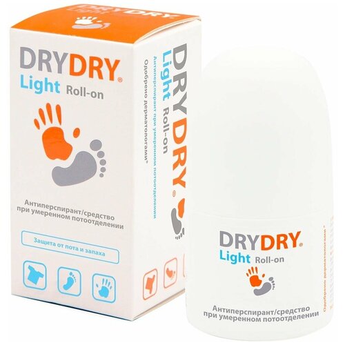 Антиперспирант DRYRU Light/Средство от потоотделения для всех типов кожи/ 50 ml