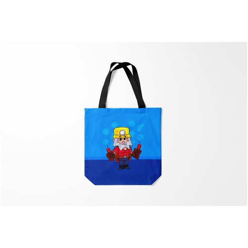 фото Сумка-шоппер / 40х40 см / геймерам / brawl stars burnettie