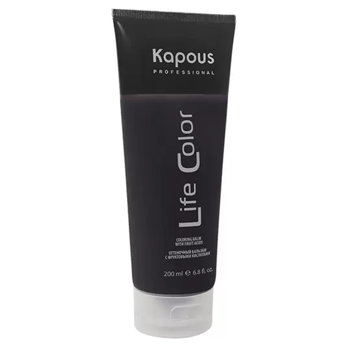 Kapous Professional Life Color Balm - Бальзам оттеночный для волос, Коричневый, 200 мл