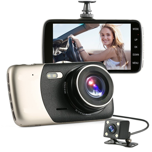 Видеорегистратор KUPLACE / Видеорегистраторы автомобильные, 2 камеры / Видеорегистратор для автомобиля с камерой заднего вида, XPX P8