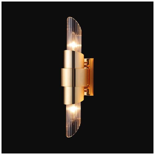 фото Бра crystal lux justo ap2 gold