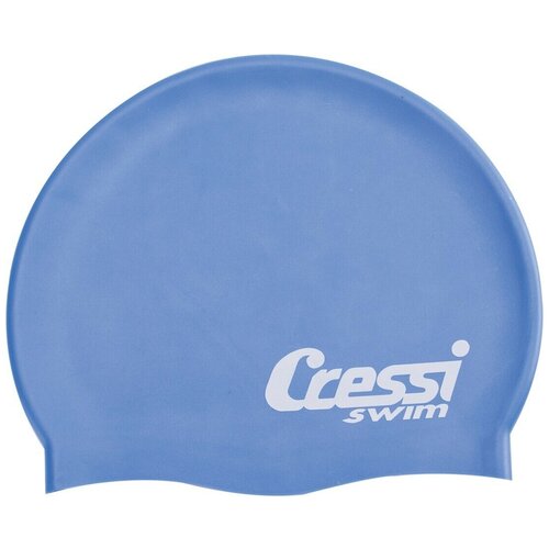 Шапочка для плавания CRESSI SILICONE CAP KIDS, детская, голубая