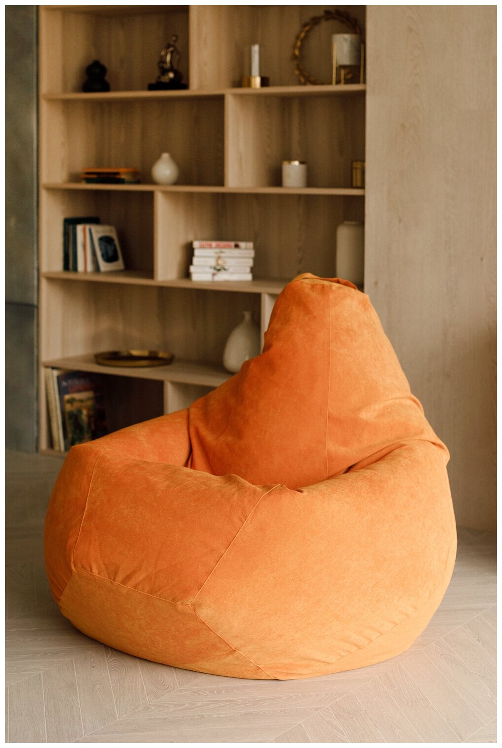 Кресло-мешок Dreambag Оранжевый Микровельвет L
