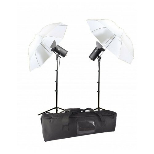 Комплект Rekam Mini-Light Ultra M-250 Umbrella 84 Translucent Kit rekam mini light faster kit 60 3rcl2 комплект ламп вспышек rekam 60 3rd mini light