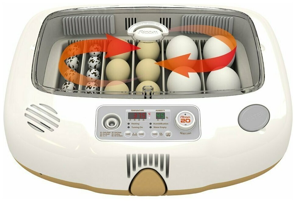 Инкубатор Rcom 20 DO MAX автоматический для яиц с овоскопом - фотография № 3
